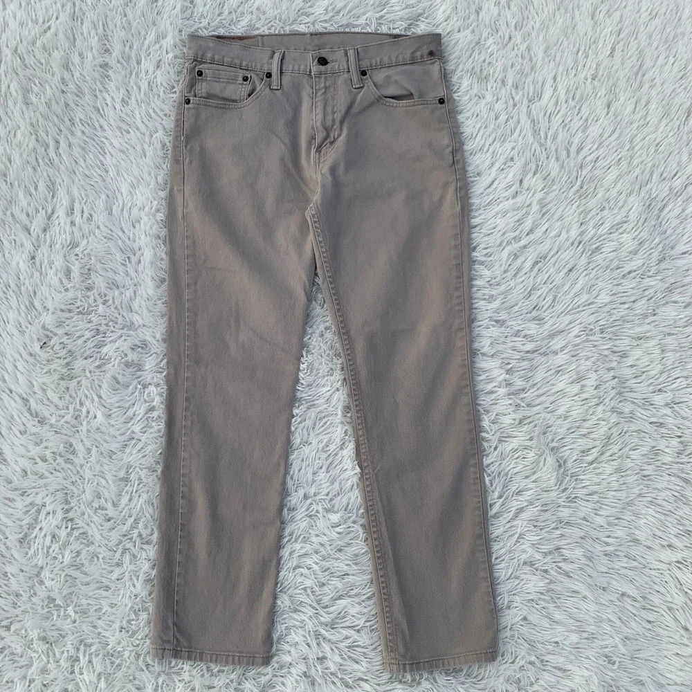 Levis Jeans Mens 31x28 Beige 511‎ Skinny American Denim Skater Punk Tag 32x30
